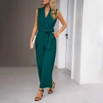 élégante combinaison verte