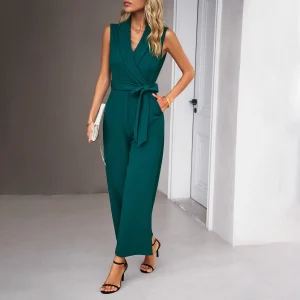 élégante combinaison verte