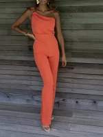 combinaison femme élégante en polyester