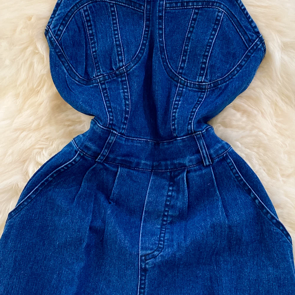 combinaison denim tendance