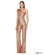 combinaison champagne rosé féminine