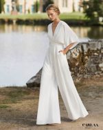 combinaison fluide blanche