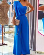 combinaison femme bleue
