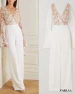 combinaison mariage civil élégante