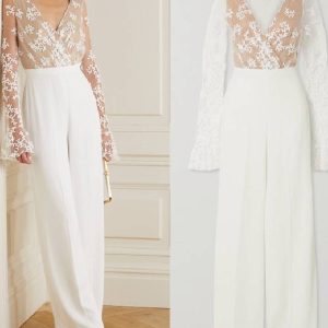 combinaison mariage civil élégante