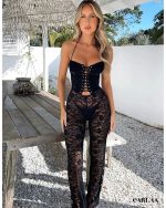combinaison noire élégante