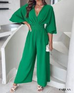 combinaison verte élégante