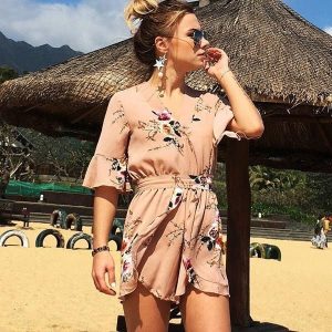Combishort Kimono Fleuri