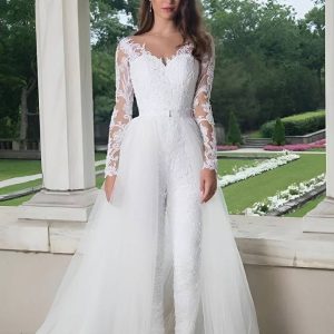 Combinaison mariage moderne